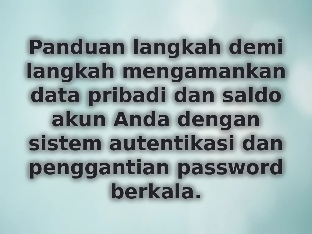Panduan langkah demi langkah mengamankan data pribadi